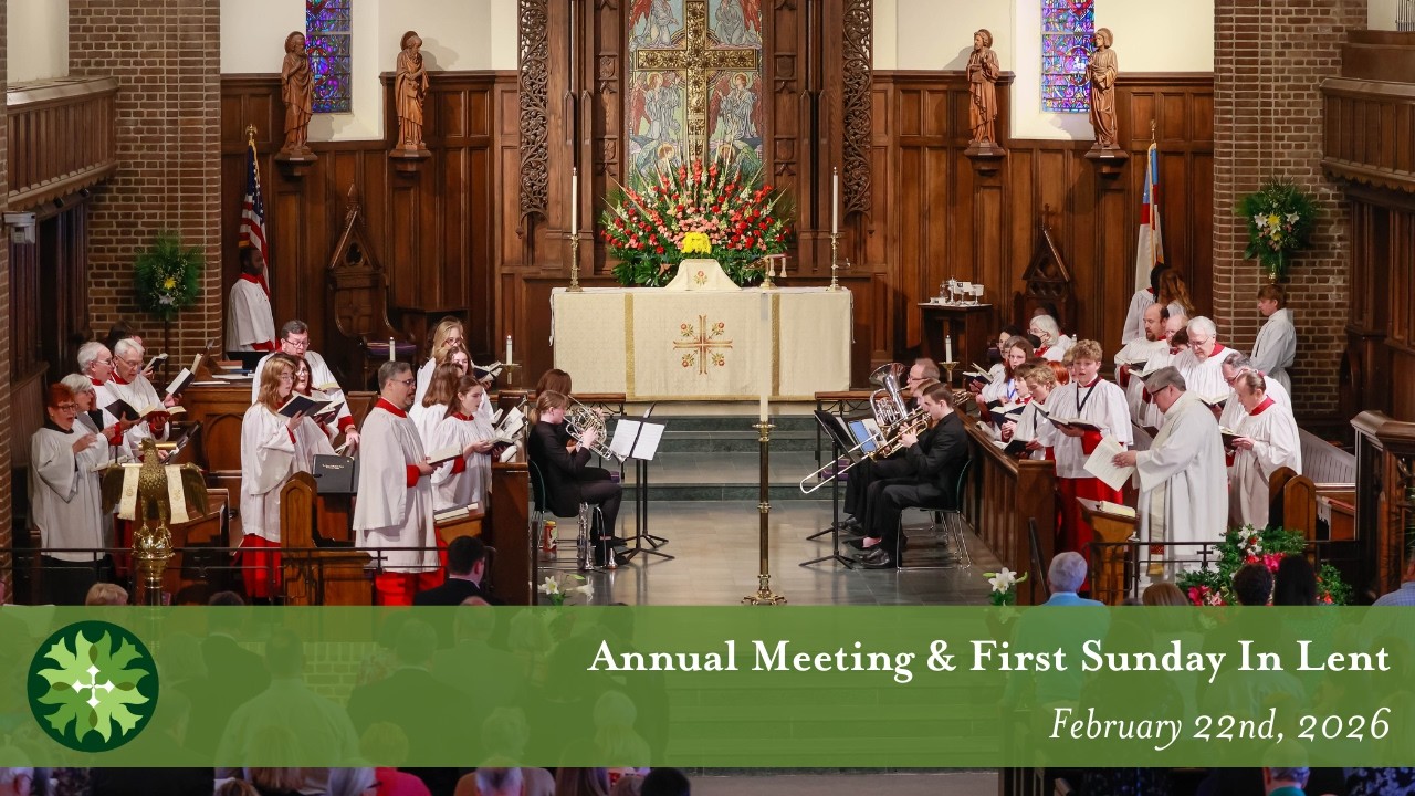 Annual Meeting & First Sunday In Lent