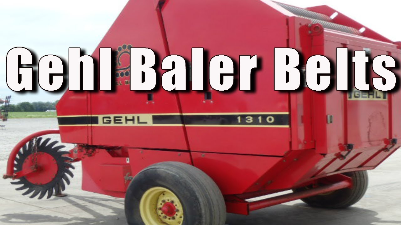 Gehl 2580 round baler belts prices