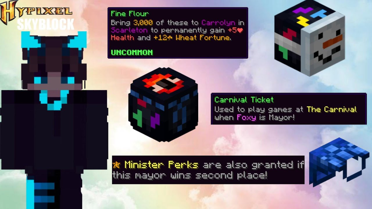 ALCALDES MEJORADOS Y NUEVOS EVENTOS EN HYPIXEL SKYBLOCK