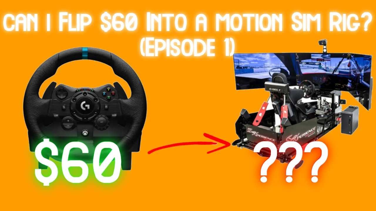 $60 to Dream Setup: Sim Racing Flip Series