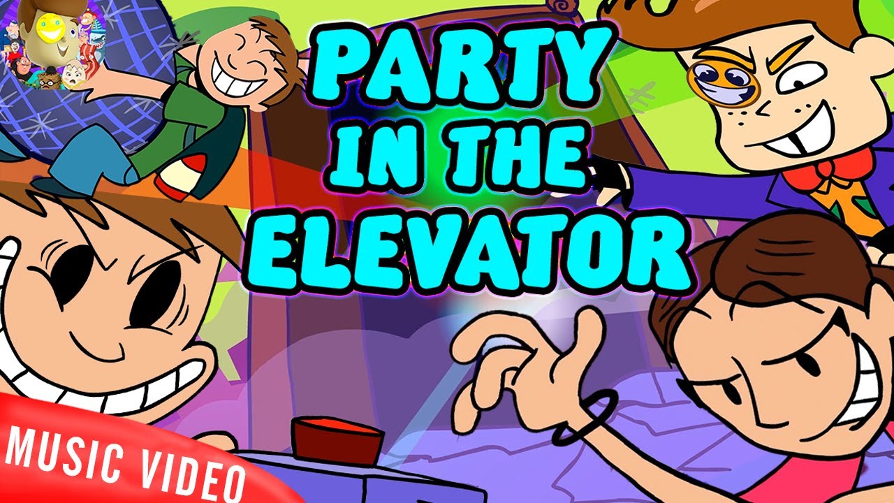 Party In The Elevator 🎵 ANIMATED FV Family Music Video