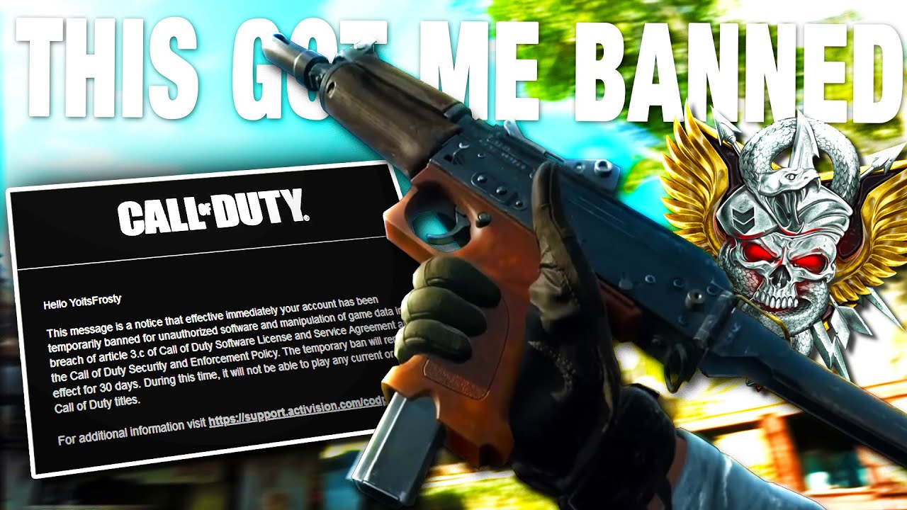 I GOT BANNED IN BLACK OPS 6 FOR THIS...