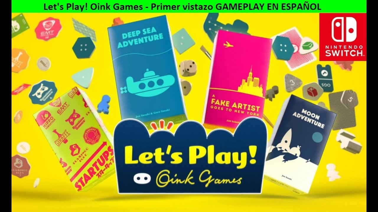 Primer vistazo a Let’s Play! Oink Games (Nintendo Switch) - Gameplay en Español