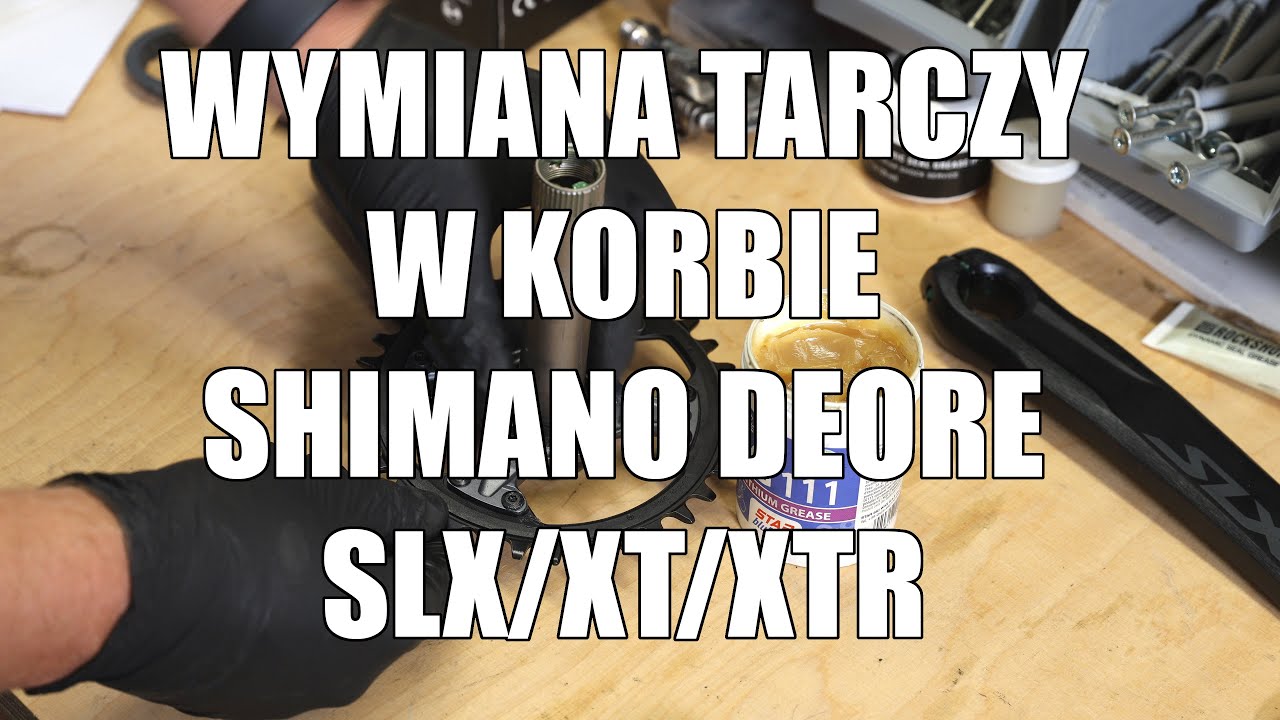Wymiana tarczy Direct Mount w 12. rzędowej korbie Shimano