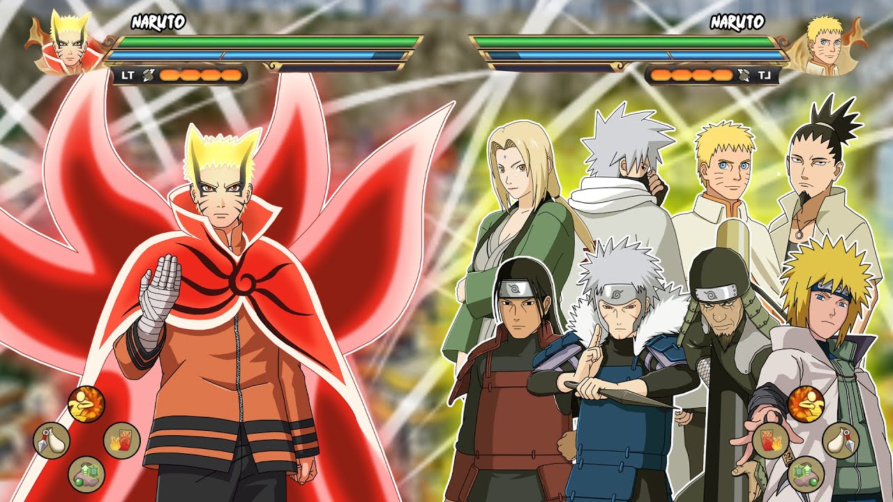 NARUTO BARYON MODE VS HOKAGE | Naruto X Boruto Ultimate Ninja Storm Connections