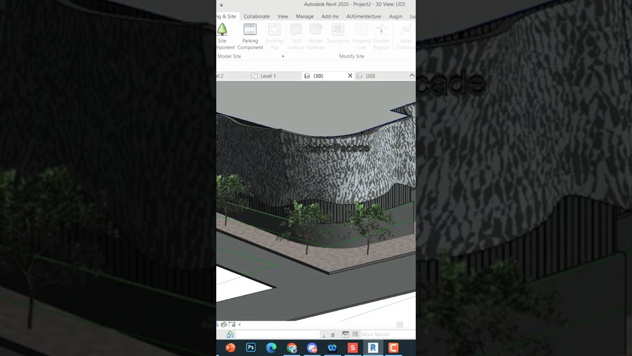 Curved Double Skin Facade