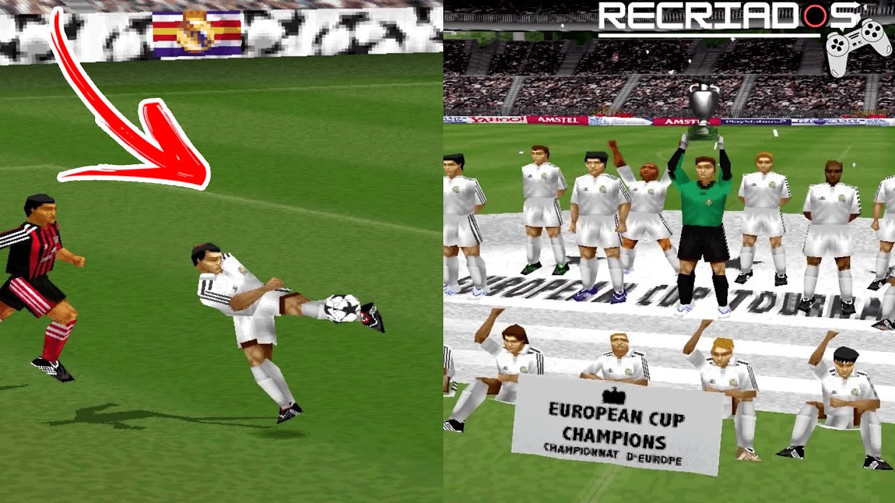 BAYER LEVERKUSEN 1 X 2 REAL MADRID - FINAL DA CHAMPIONS 2002 - RECRIADO NO WINNING ELEVEN 2002