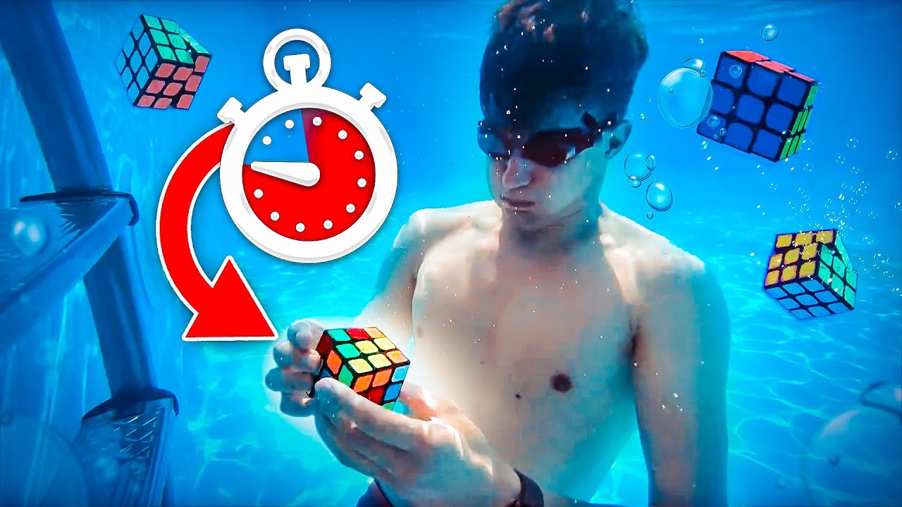 How many Rubik’s cubes I can solve underwater