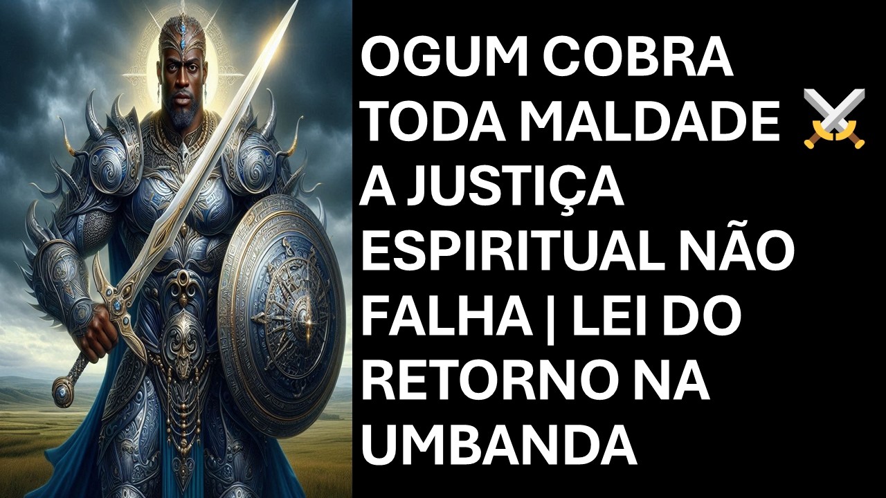 OGUM COBRA TODA MALDADE ⚔️ A JUSTIÇA ESPIRITUAL NÃO FALHA | LEI DO RETORNO NA UMBANDA