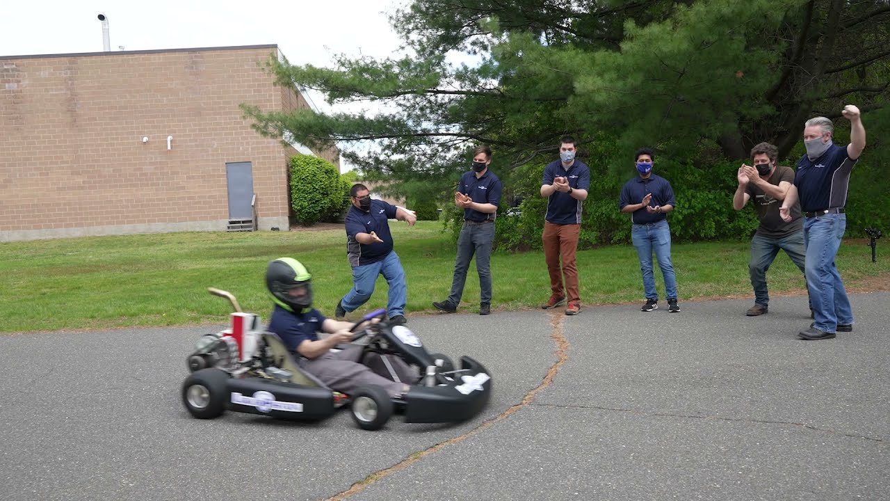 LiquidPiston Hydrogen Hybrid-Electric Go-Kart