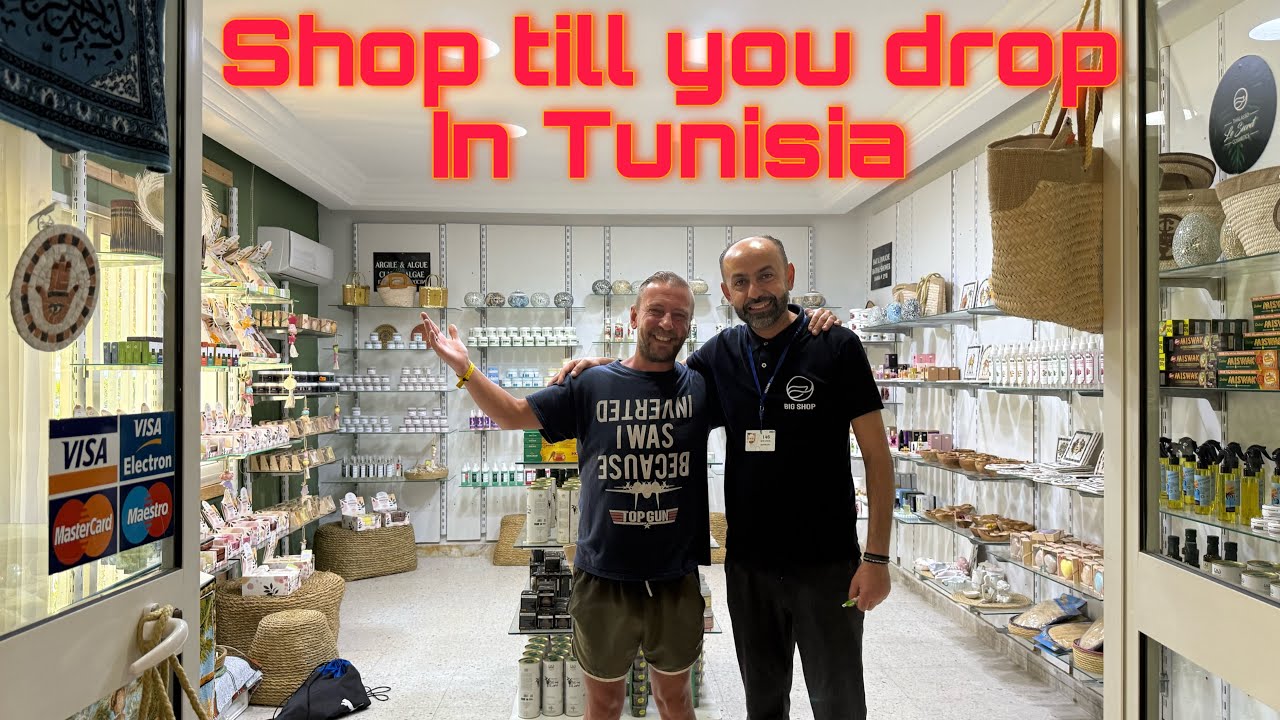 Shopping at the Sahara beach resort