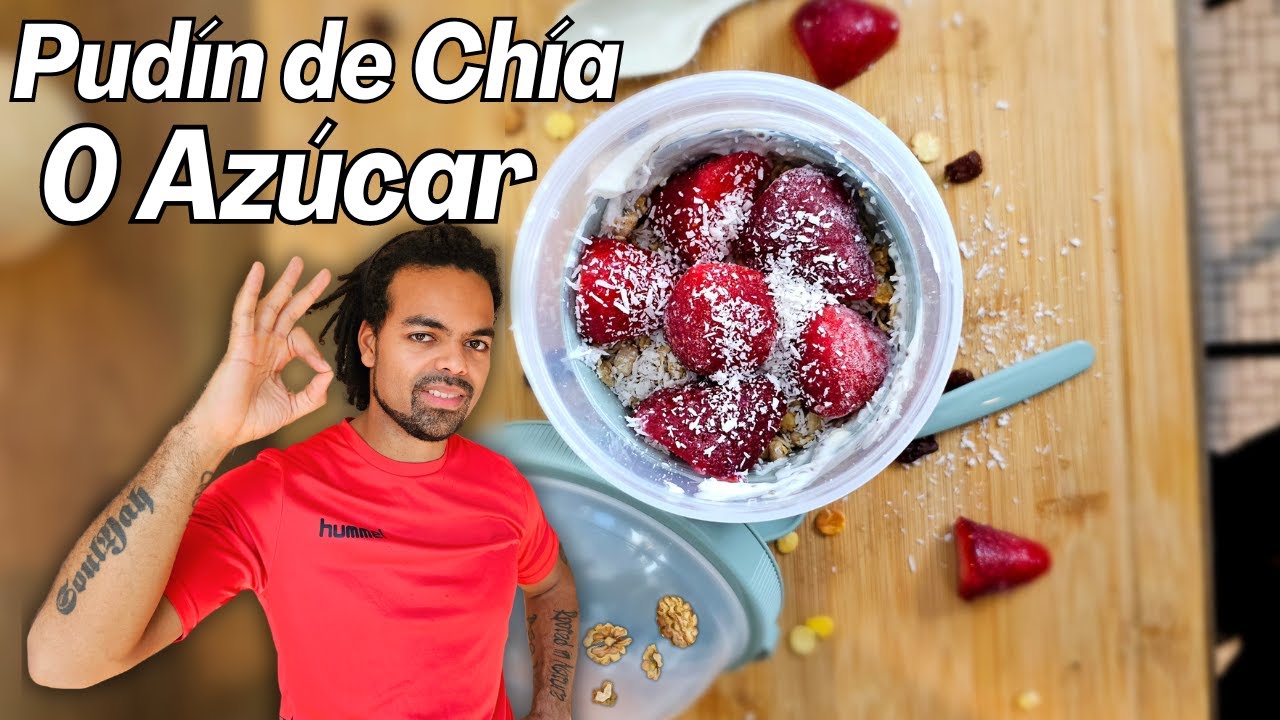 DELICIOSO Pudin de Chía SIN AZÚCAR para un DESAYUNO SALUDABLE