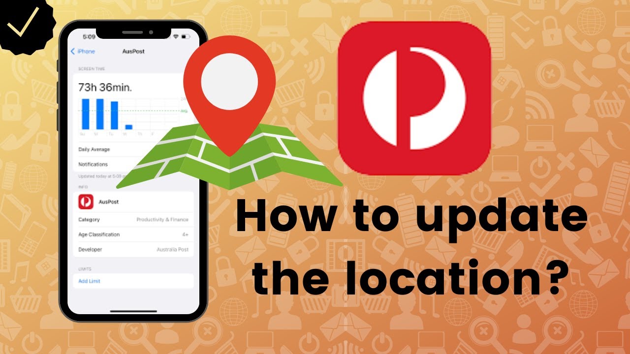 How to update the location of the parcels in Australia Post?
