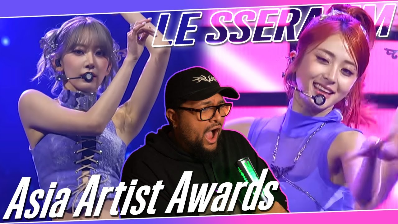 LE SSERAFIM Asia Artist Awards 2023 REACTION | SAKURA PLEASE 🧎🏽‍♂️