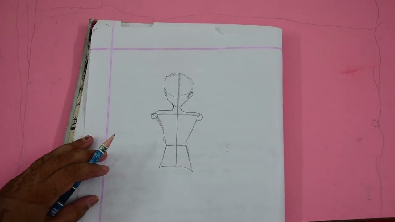 how to draw an anime body~ cute body drawing tutorial