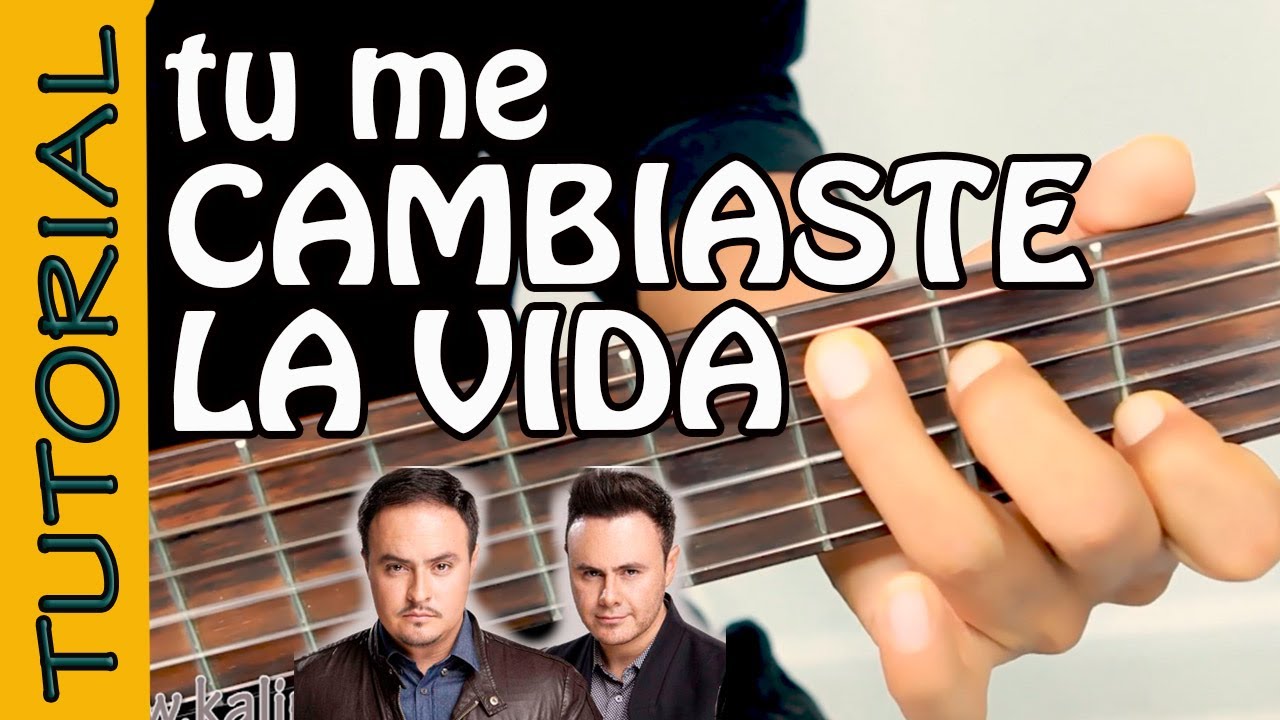 Tu ME CAMBIASTE LA VIDA - Guitarra TUTORIAL - RIO ROMA