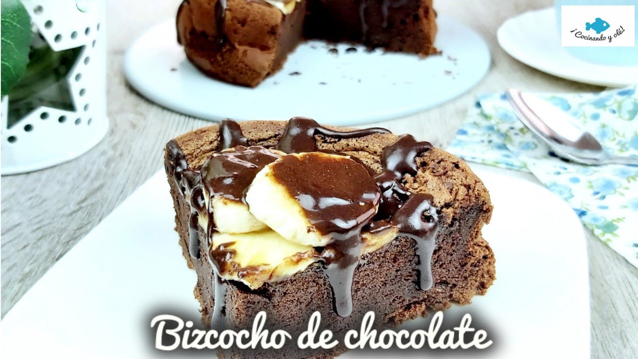 ⭐️ Tienes huevos y una tableta de chocolate? prepara este increíble bizcocho!