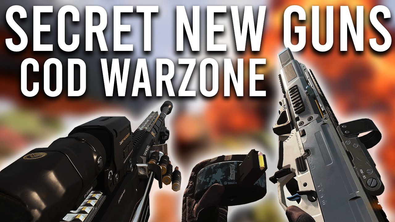Using SECRET Modern Warfare Guns in COD Warzone...