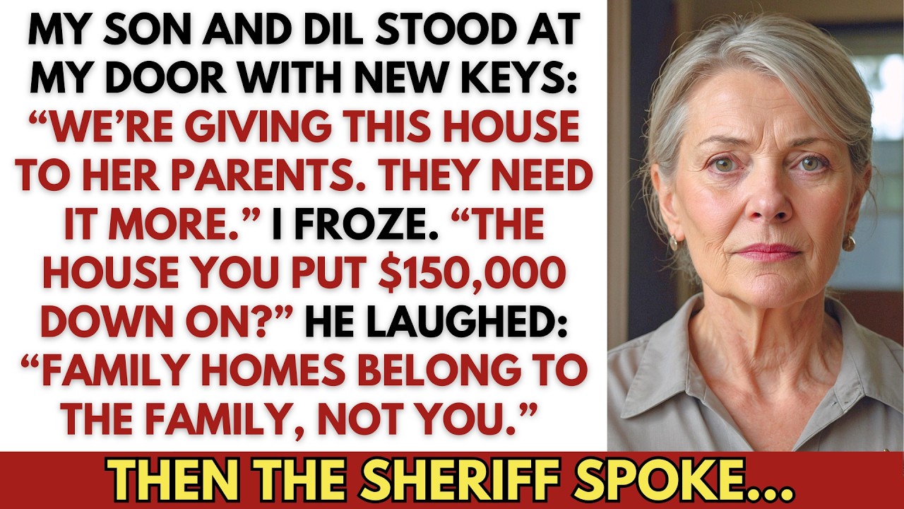 My son and DIL gave her parents our $900K house—forgetting my name is on the deed.