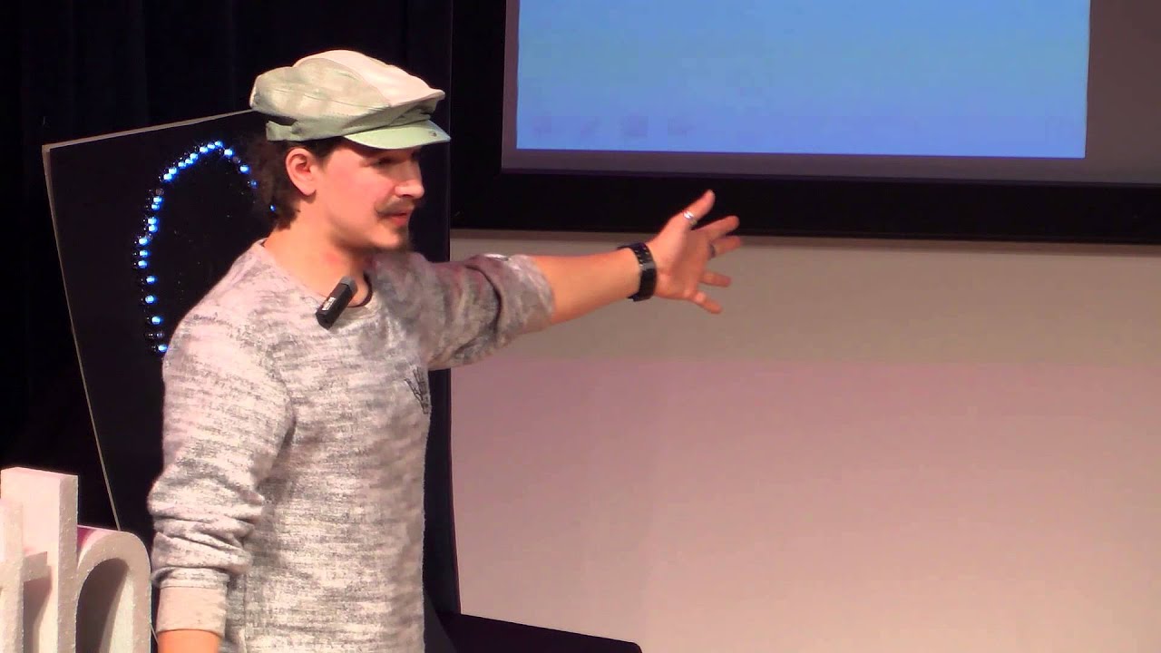 Live art: how to paint the story | Miroslav Lucan | TEDxBournemouthUniversity