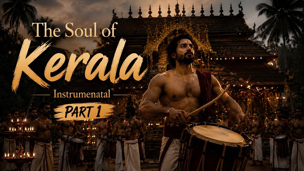 Powerful Kerala Instrumental Rhythms | Traditional Temple Drums & Spiritual Energy - Vaanees Music