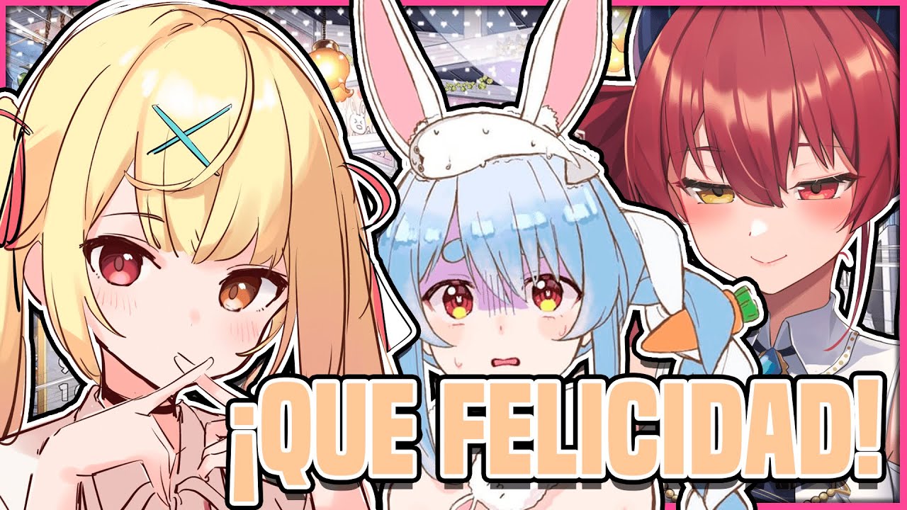 Hoshikawa muere de emoción al hablar con Marine y Pekora -Hololive
