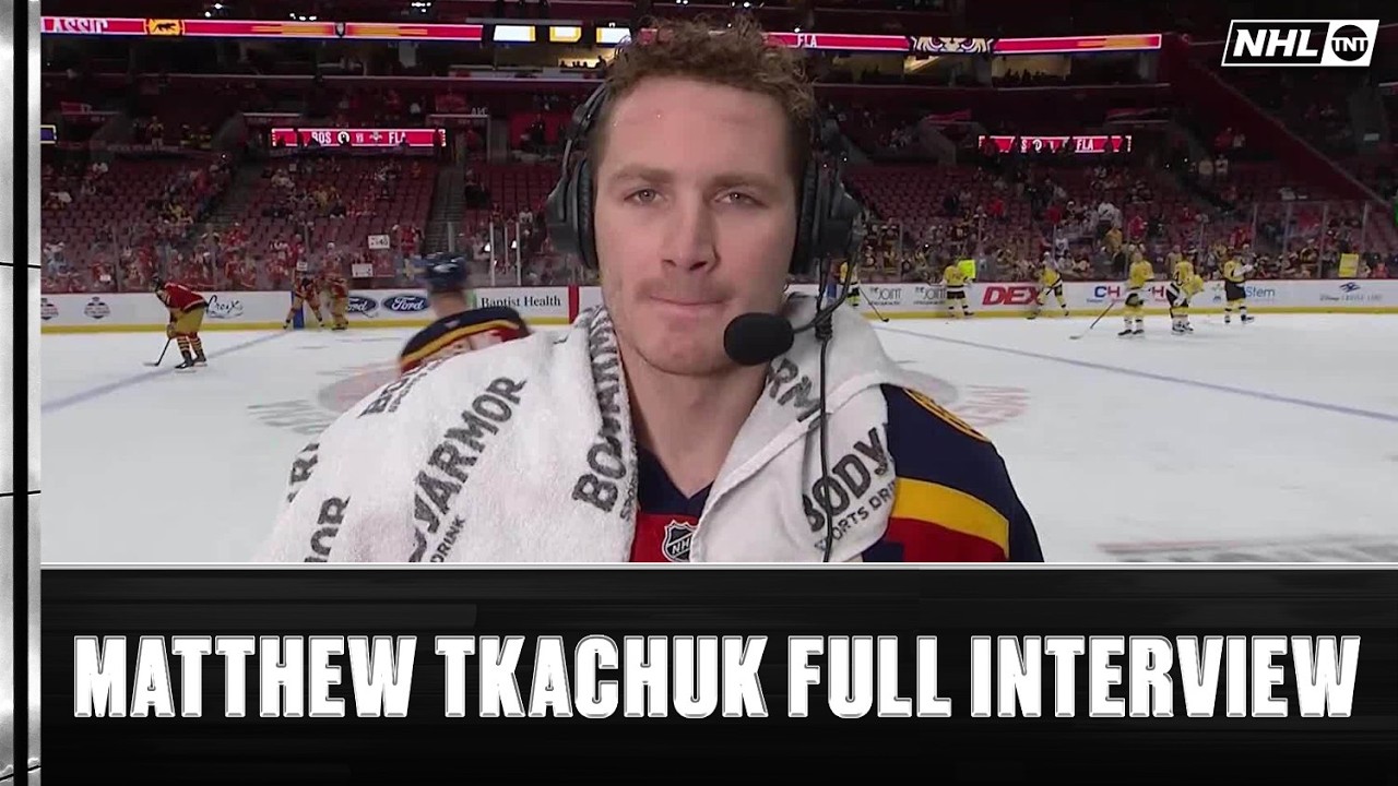 Matthew Tkachuk Talks Olympics, Panthers Turning Season Around + More Pregame W/ NHL on TNT Crew 🏒