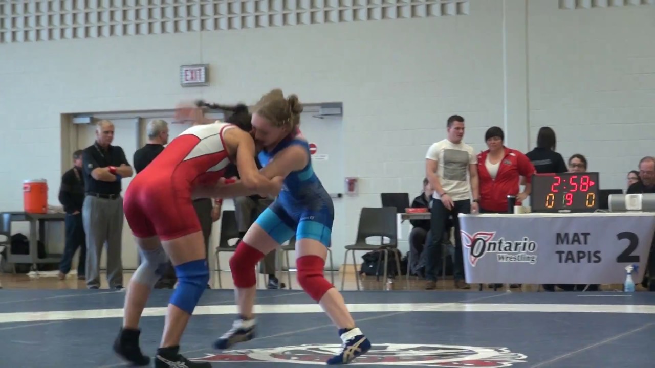 2016 ONT SR PROV FW48kg Farrantina Gatta (Brock) vs Augusta Eve (Impact)