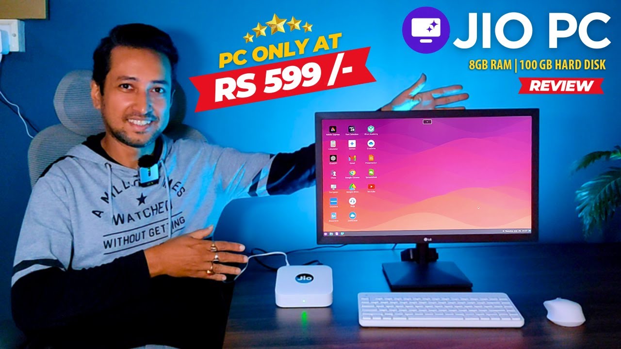 Cheapest Computer by Jio 🤩 JIO PC Launched at ₹599 Only 🤩 How To Setup Jio PC | Jio PC Review