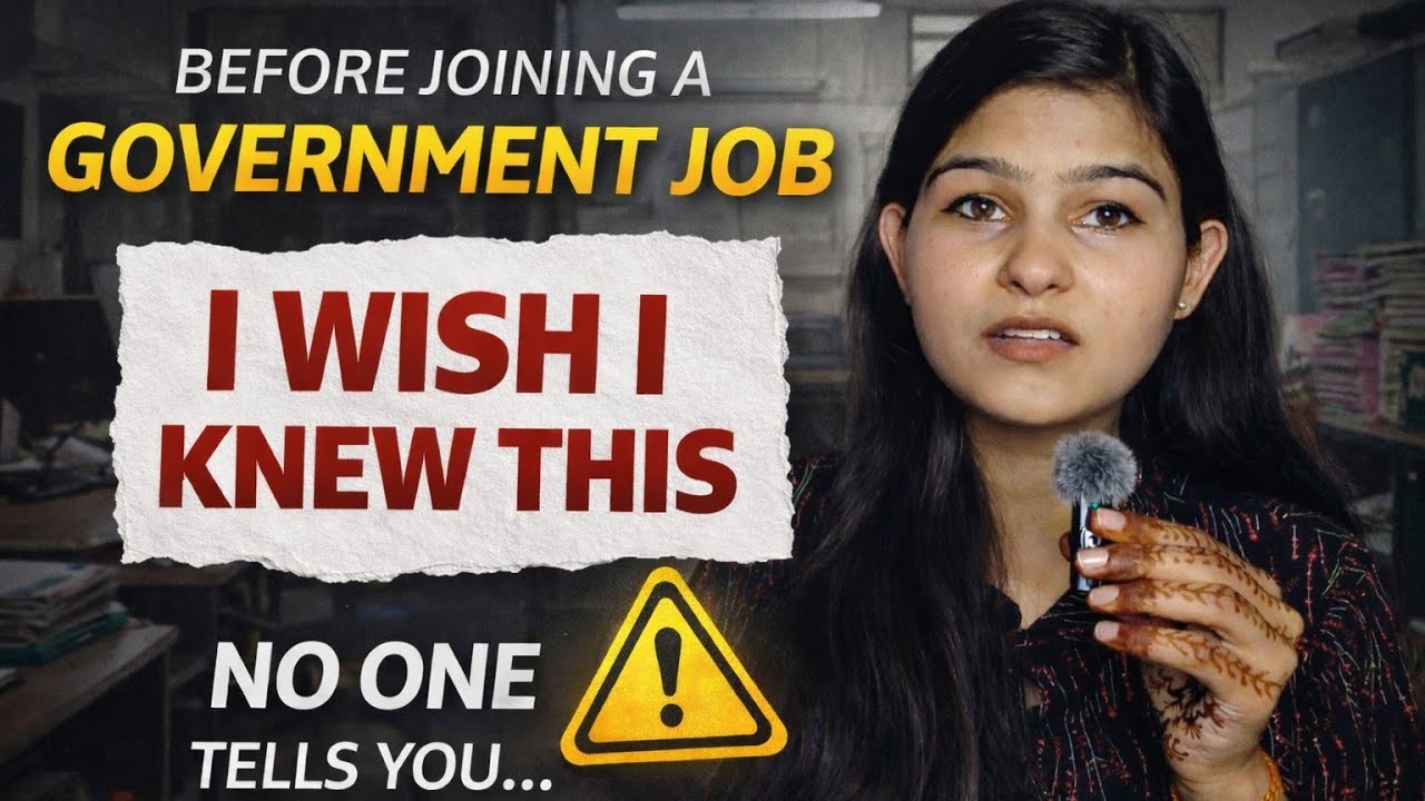  I Wish I Knew This Before Joining a Government Job | The Hard Reality | Nisha Choudhary 