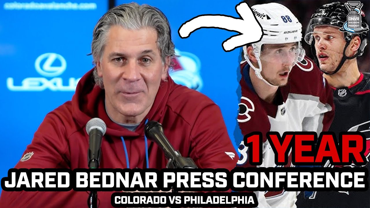 Jared Bednar on 1 Year Anniversary of Mikko Trade, Injury News, & More Before Game vs Flyers