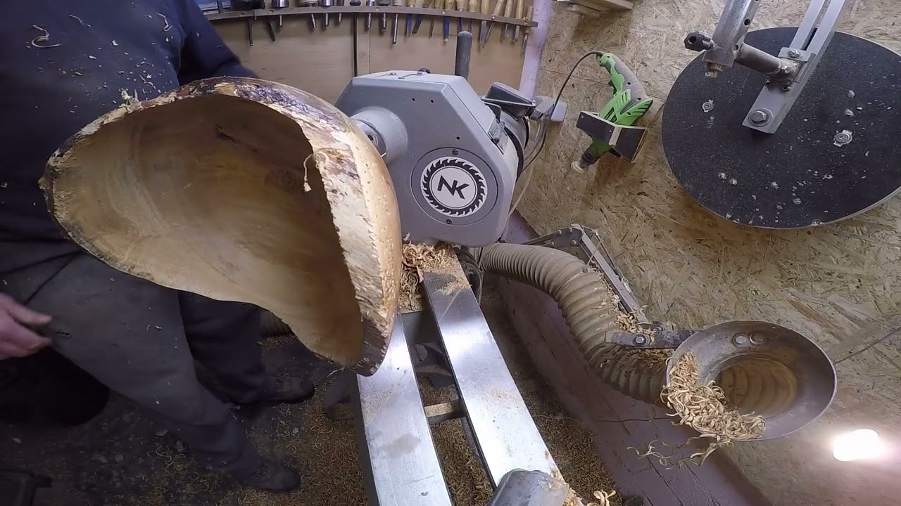 XL Naturrandschale drechseln