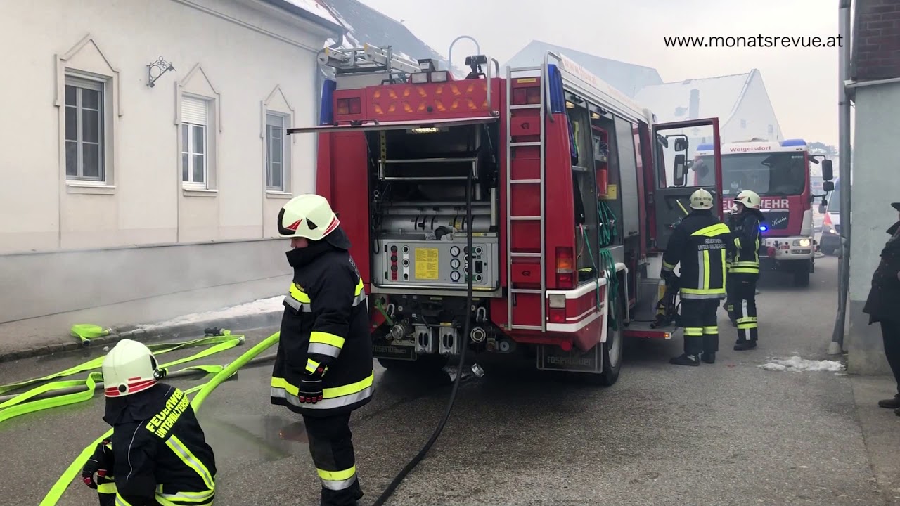 Brand in Unterwaltersdorf am 26.2.2018