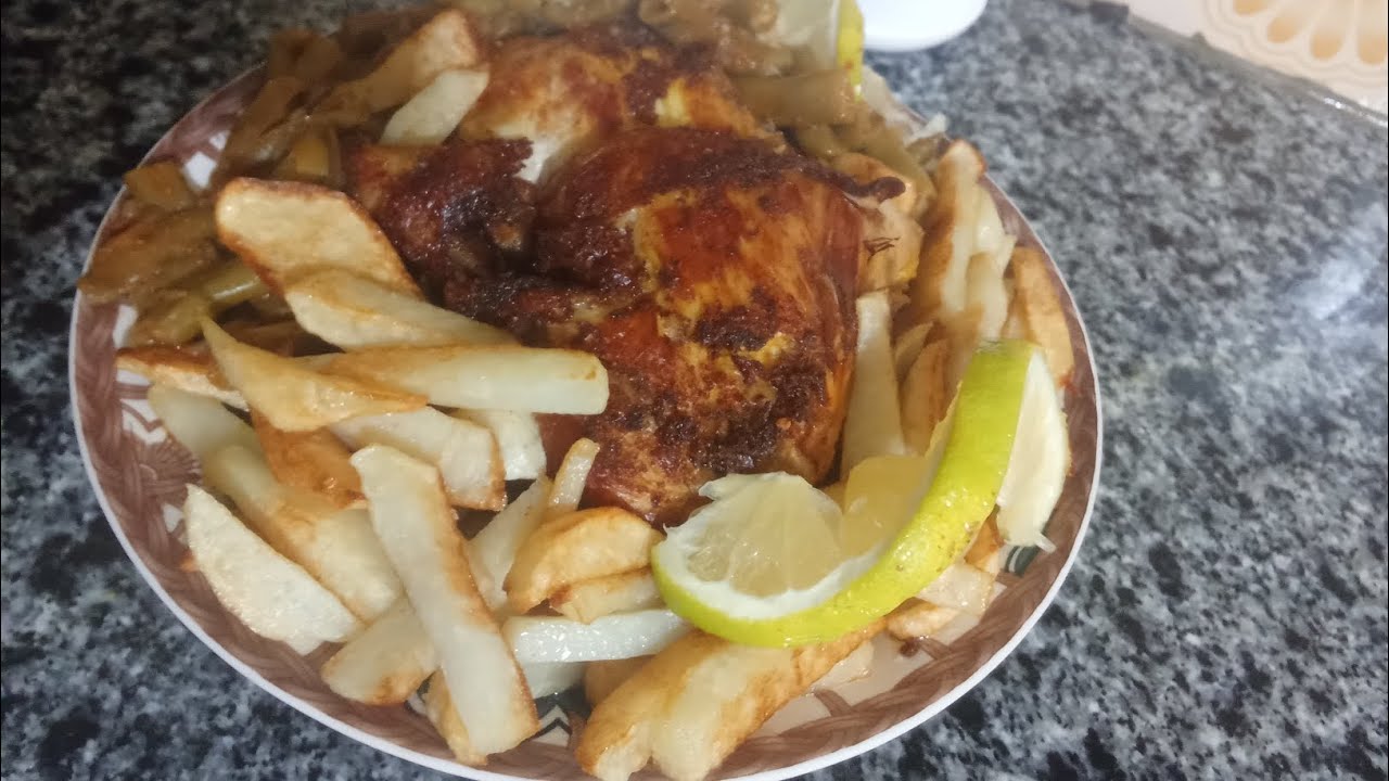 الوبياء الخضرا اروع بالدجاج 