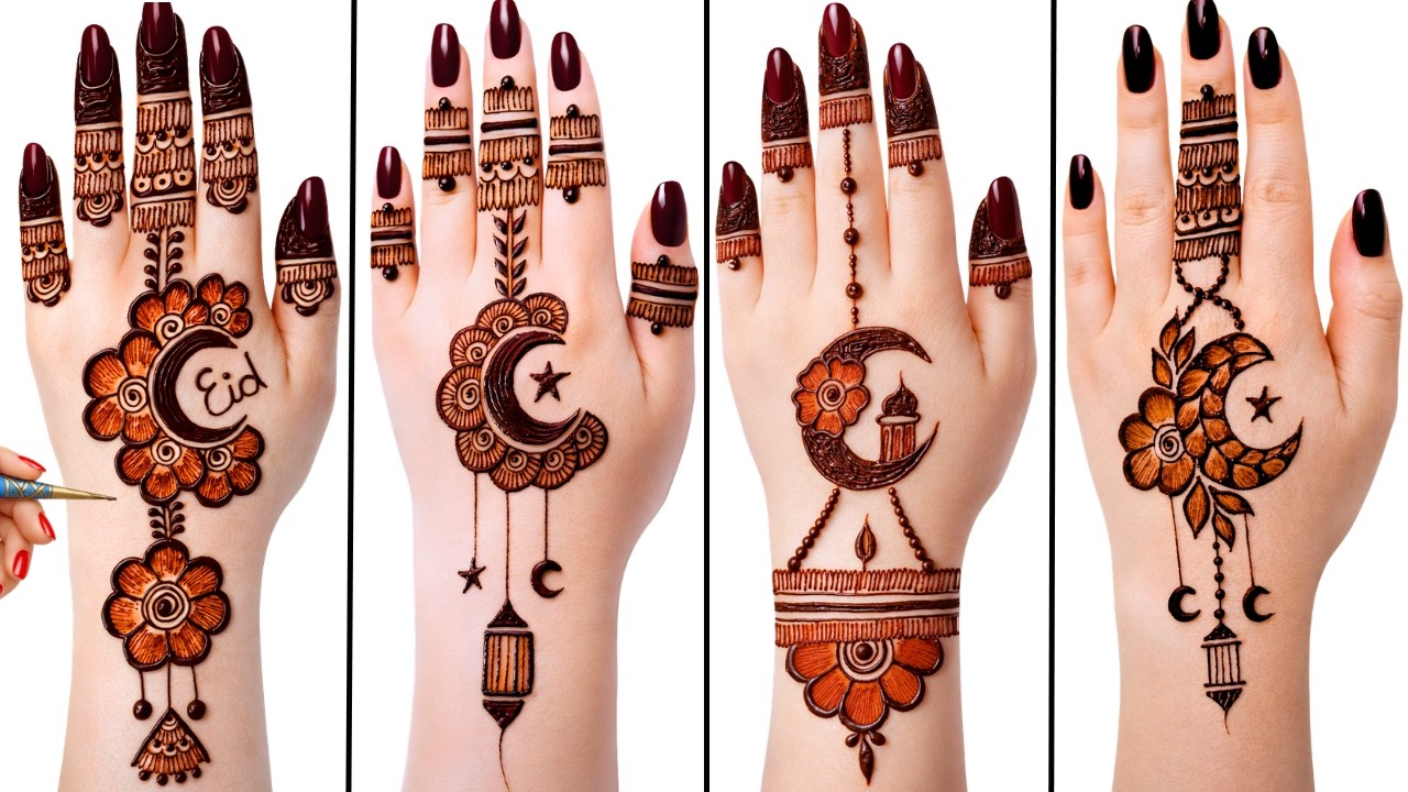 Top 5🌙 Eid Special Mehndi Designs | Eid Mubarak Mehndi | #Mehndi design for eid | mehandi ka design