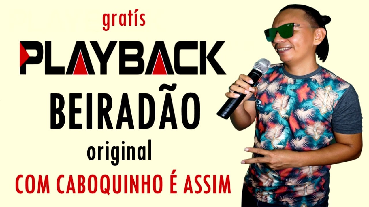 PLAYBACK BEIRADÂO - com caboquinho e assim  - Hadail Mesquita