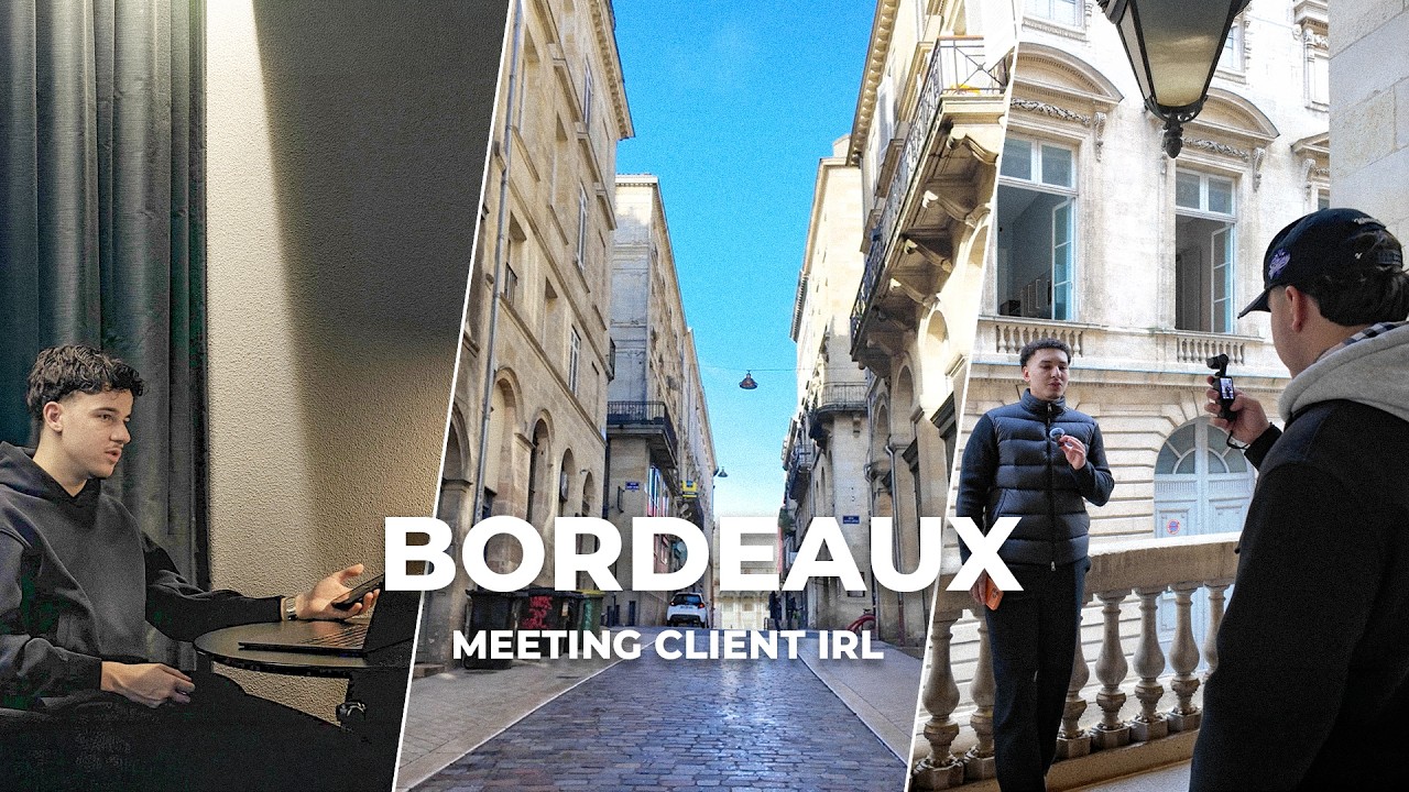 à quoi ressemble un week-end à Bordeaux avec son client..