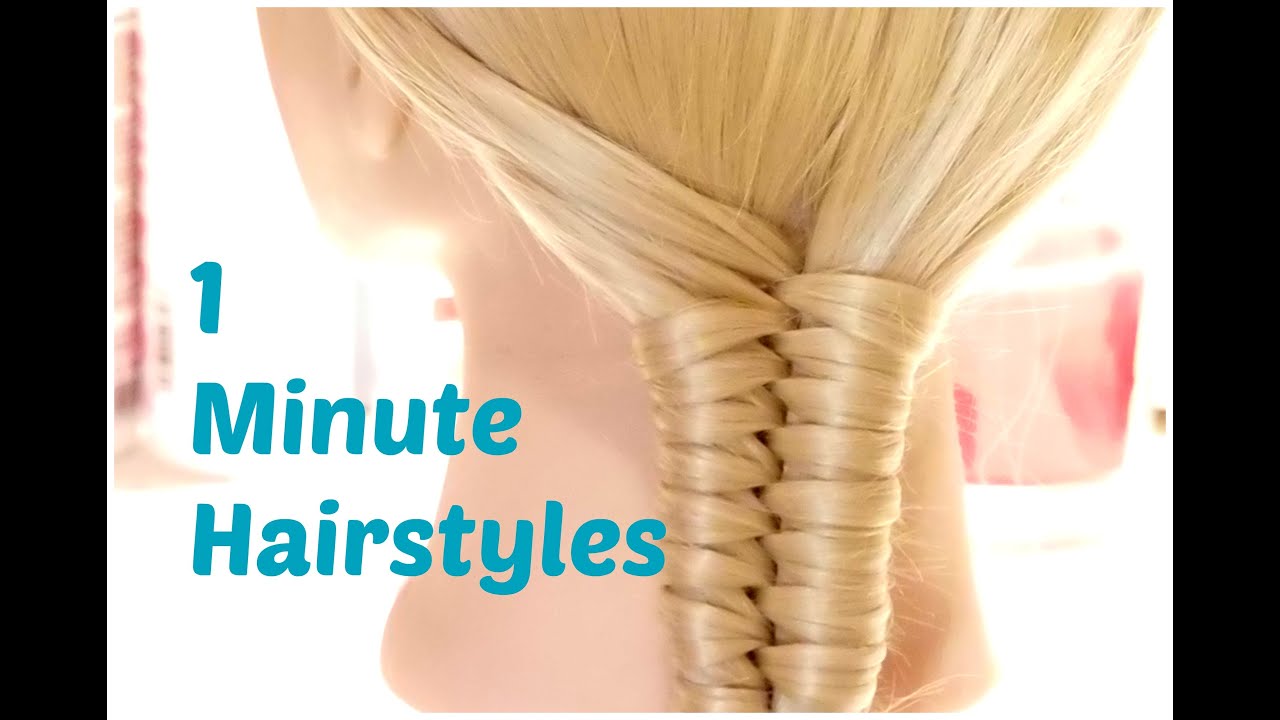1 Minute Hairstyles - Easy Summer Hairstyles - Crix Tutorials