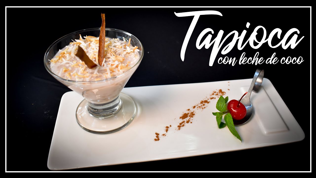 Tapioca con leche de coco
