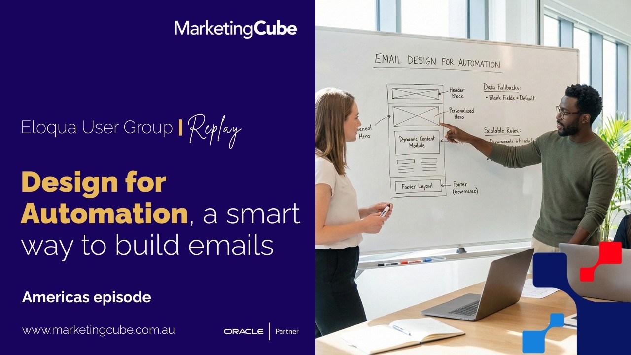 Design for Automation | Americas episode | Eloqua User Group