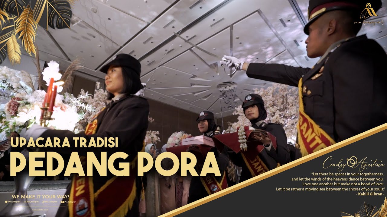 AA FOTO | Prosesi Upacara Tradisi Pedang Pora AKPOL | Cindry & Agustian