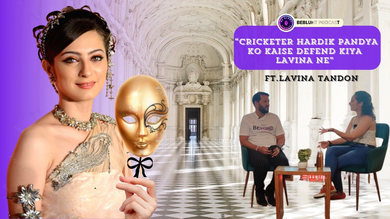 LAVINA TANDON DEFENDS CRICKETER HARDIK PANDYA.. #viral #cricket #india #youtube #ytshorts 