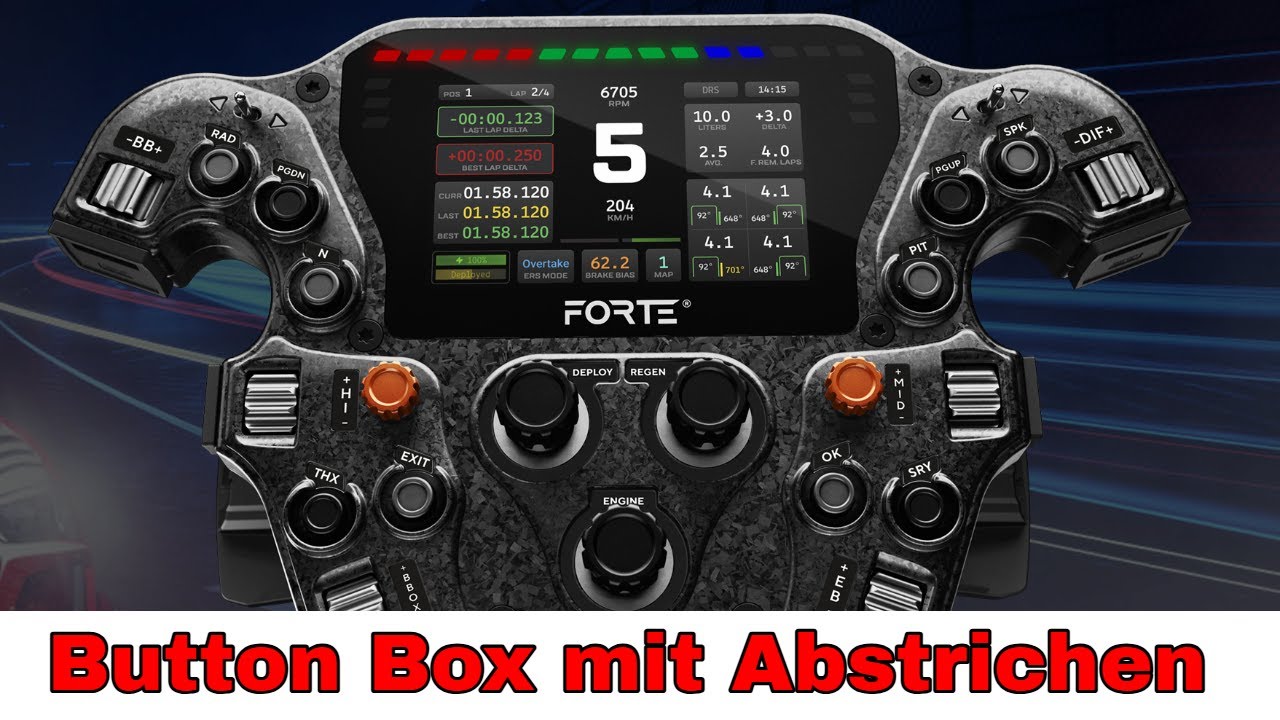 Asetek Forte Formula Pro Wheel - Button Box zum hohen Preis mit Abstrichen im A-Z Review