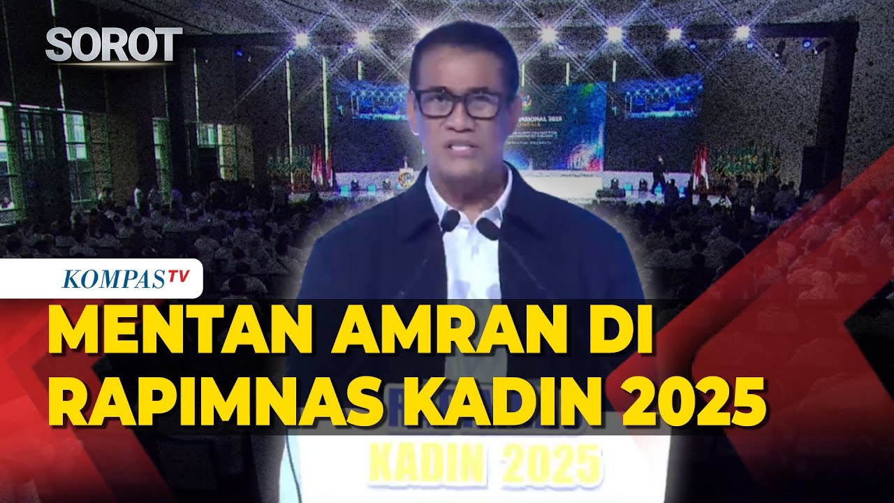 [FULL] Pidato Mentan Amran di Rapimnas Kadin 2025: Pamer Dipuji Dunia Internasional-Hilirisasi