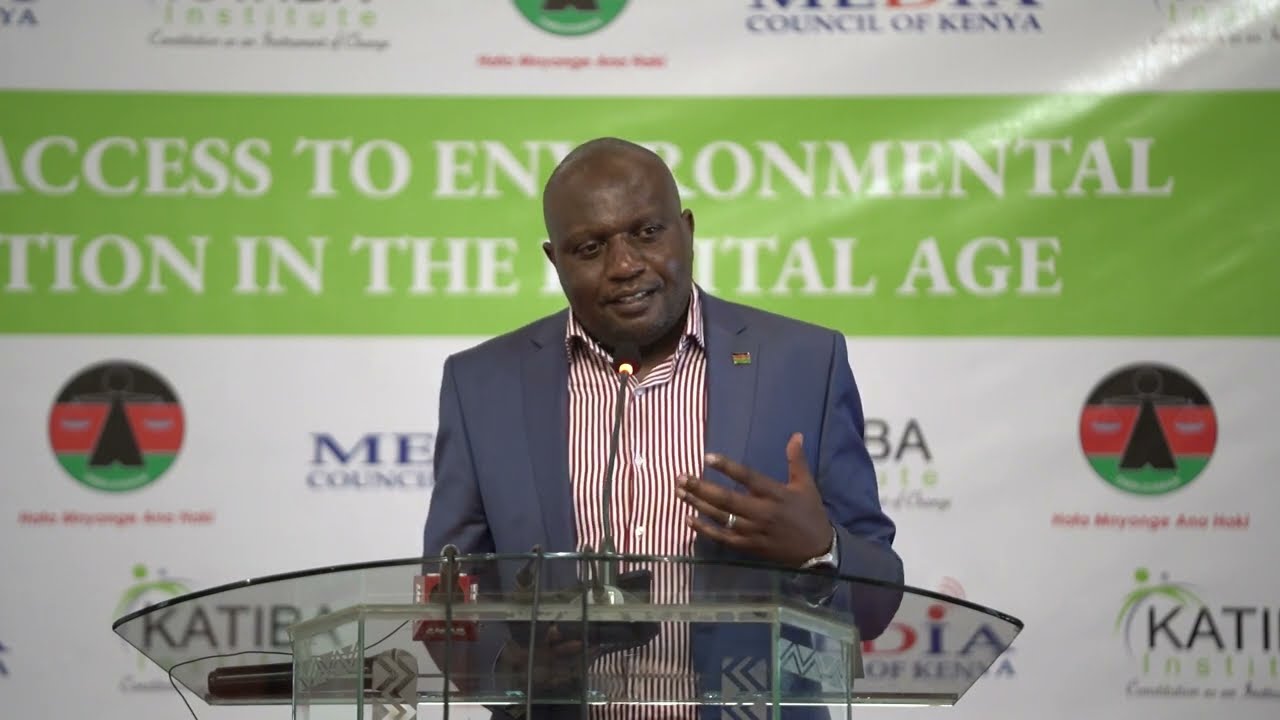 Mr. David Omwoyo Omwoyo, MBS, CEO of the Media Council of Kenya, during IDUAI 2025 commemoration.