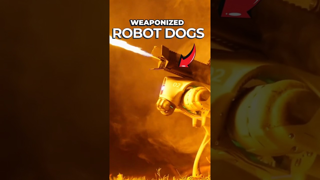 US Military Unveils Weaponised RoboDogs