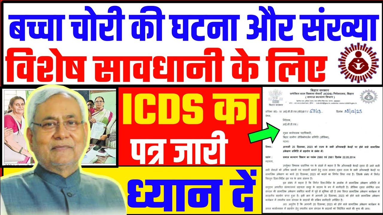 बच्चों के लिए आंगनबाड़ी सेविका-सहायिका को विशेष पत्र जारी | Atuls Thoughts Anganwadi Video