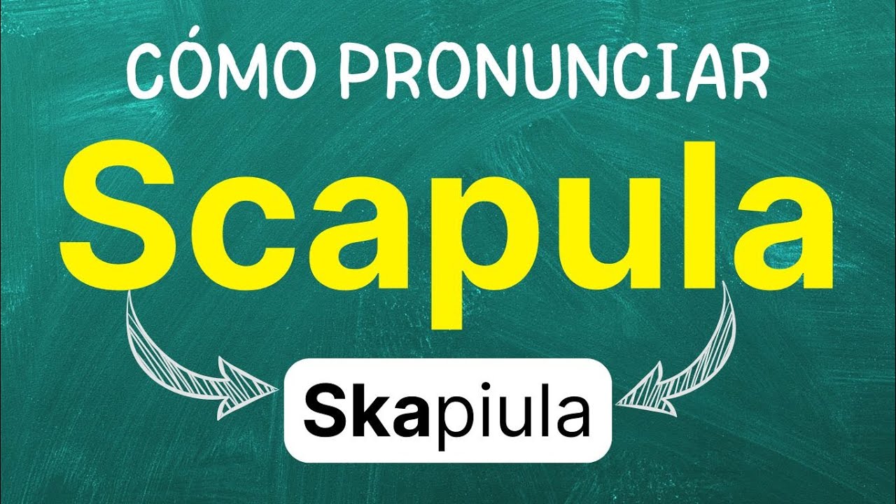 Cómo pronunciar: Scapula 