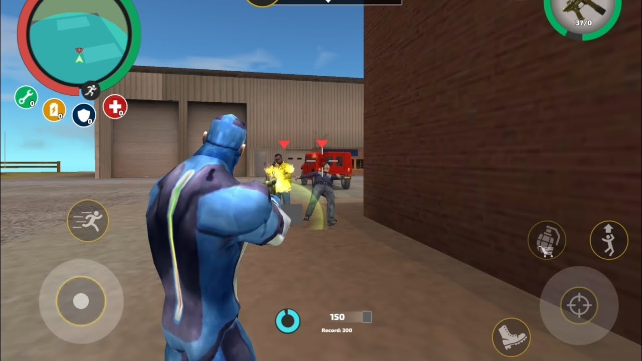 Rope Hero : vice town ! Amazing game.. playing on anshu gamer..