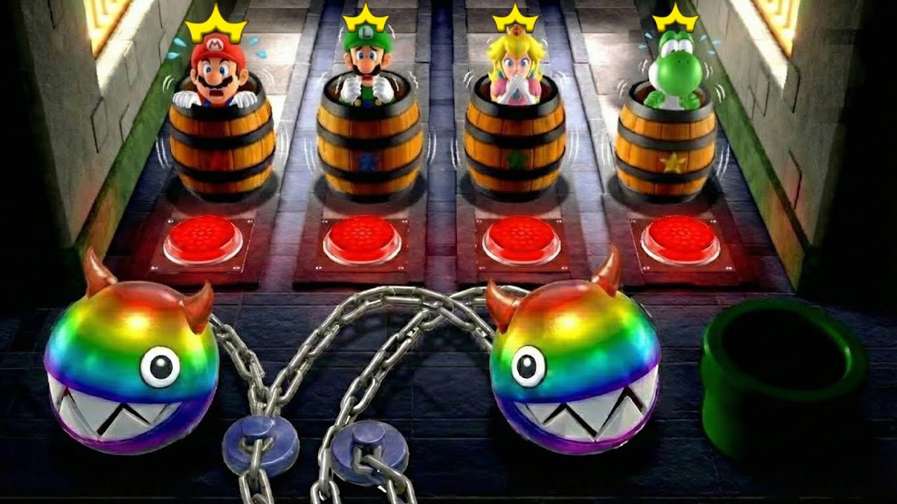 【マリオパーティ スーパースターズ】 任天堂オールスター集結！マリオVsルイージVsピーチVsヨッシー (CPU最強)